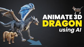 4Legged 3D Animation Made Easy NEW AI Tool [upl. by Colly]