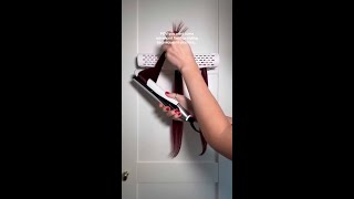 advanced flat iron styling techniques ❤️ [upl. by Orabelle]