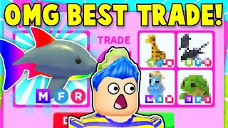 What People TRADE For MEGA NEON SHARK  INSANE Trade Proofs In Rich FLEX Server Adopt Me Roblox [upl. by Persons370]