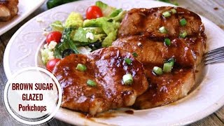 Baked Brown Sugar Glazed Pork Chops [upl. by Ecille]