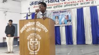 Hindi extempore speech by Ritesh Ranjan Jnv Madhubani [upl. by Akyeluz]