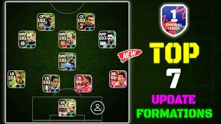 Top 7 New Formations Of The Week 😍🔥 New Formations Update In eFootball 2024 Mobile [upl. by Kcir]