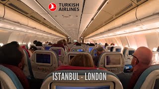 Turkish Airlines A330 Economy Class Review  Istanbul to London [upl. by Most361]