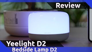 Yeelight LED Bedside Lamp D2 Review 2022 [upl. by Hardman]