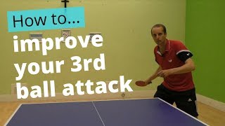 How to improve your 3rd ball attack table tennis [upl. by Ira4]