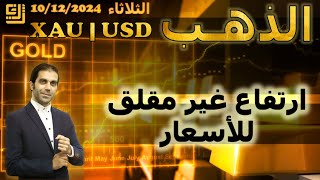 تحليل الذهب  ارتفاعات غير مقلقة للأسعار  الثلاثاء 10122024 [upl. by Nodgnal]