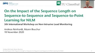 Andreas Reinhardt  Sequence Length on SeqtoSeq and SeqtoPoint Learning for NILM [upl. by Ellenaj]