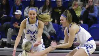 202223  Drake Bulldogs Womens Basketball vs Evansville Purple Aces 4K Highlights [upl. by Adnohs]