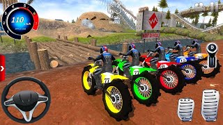 Red Extreme Gamer US Motorbike Online Rock Park Forest Mega Ramp Mud Race 3D  FHD Android Gameplay [upl. by Krystle31]