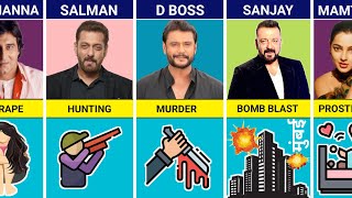 Famous Indian Actors Who Went To Jail [upl. by Ahsinej]