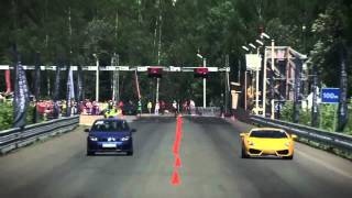 Golf R36 VS Lamborghini Gallardo LP560  AMAZZING DRAG [upl. by Nottarts]