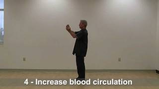 Healthy Tai Chi Exercises  4 Increase blood circulation and 5 Shake out toxins [upl. by Uuge]