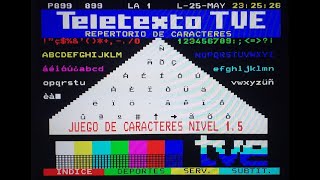 quotTeletexto TVEquot Efectos visuales [upl. by Aiasi]