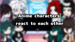 Anime Characters react to each other  Shinazugawa Sanemi  sanekanae  18  Discontinued❓ [upl. by Marcellina]