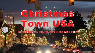 Christmas Town USA McAdenville North Carolina  Amazing Christmas Light Town in NC  Christmas 2023 [upl. by Nasar]