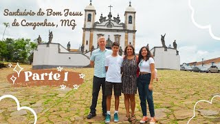 Santuário do Bom Jesus de Matozinhos Congonhas Minas Gerais  Parte 1 [upl. by Nitniuq]