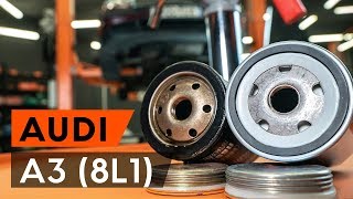 Wie AUDI A3 1 8L1 Ölfilter wechseln AUTODOC TUTORIAL [upl. by Wordoow262]