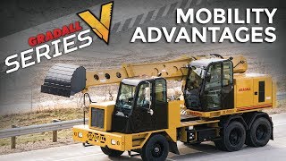 Gradall Series V Mobility Advantages [upl. by Hakkeber285]