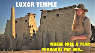 GRANITE MEGALITHS AND MYSTERIOUS RITUALS IN LUXOR TEMPLE  EGYPT [upl. by Airoled]