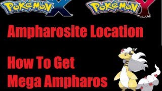 Pokemon X And Y Mega Ampharos  Ampharosite Location [upl. by Neraa]