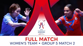 FULL MATCH  LEE Eunhye vs Estela CRESPO  WT Group 5  Match 2  ITTFWorlds2024 [upl. by Bowers]