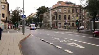 Ambulance responding in Lithuania Vilnius  GMP skuba [upl. by Wiencke661]