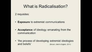 Lecture 18 Extremism Radicalisation amp Terrorism [upl. by Miner44]