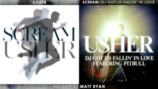 Usher  Scream Vs DJ Got US Fallin In Love Mashup [upl. by Annel241]