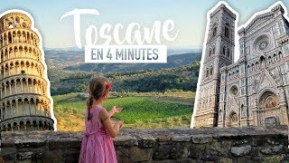 Visiter la TOSCANE en 4 minutes BESTOF en FAMILLE [upl. by Aihppa429]