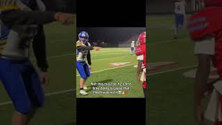 WHY DID BRO FLINCH🤣❗️footballshorts youtubeshorts americanfootball football [upl. by Badr629]