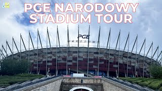 PGE Narodowy Stadium Tour in Warsaw Poland  4K [upl. by Ajad236]