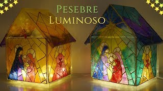 𝗖𝗼𝗺𝗼 𝗛𝗮𝗰𝗲𝗿 𝘂𝗻 PESEBRE LUMINOSO 𝘆 MODERNO 𝗰𝗼𝗻 𝗧𝗮𝗽𝗮𝘀 𝗱𝗲 𝗖𝗱´𝘀 𝘆 𝗟𝗮𝗰𝗮 𝗩𝗶𝘁𝗿𝗮𝗹 🎄 [upl. by Novihc887]