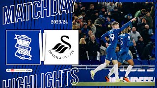 Birmingham City 22 Swansea City  Extended Sky Bet Championship highlights [upl. by Tanney]