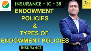 Endowment Policies  Types Of Endowment Policies  Dr Sahil Roy [upl. by Aker750]