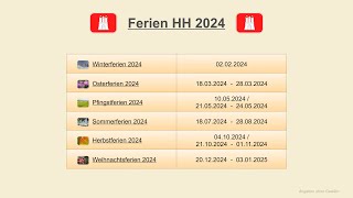 Ferien HH 2024 [upl. by Annaliese411]