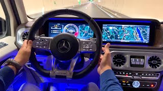 2021 Mercedes G WAGON G63 NIGHT  G Class AMG Price Drive Review Interior [upl. by Ashlan50]