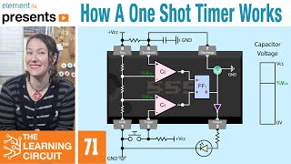 555 Timers  How A One Shot Timer Works  The Learning Circuit [upl. by Tdnerb]