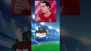 Siapa bek terbaik menurutmu❓ronaldo messi premierleague shorts shortvideo countryballs [upl. by Yanej]