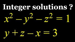 Solving a Diophantine System with Three Variables [upl. by Vacla283]