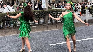 St Patricks Day Parade 2024  The Biggest Irish Event in Japan Omotesandō Avenue Tokyo 4k HDR [upl. by Arvid379]