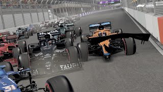 Codemasters NEED To Fix AI at Jeddah  F1 2021 [upl. by Gautea839]