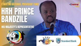 His Majesty King Mswati IIIs remarks at the Imbube Marathon 2024 by Hrh Prince Bandzile [upl. by Ribal63]