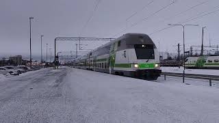 IC24 saapuu Seinäjoelle  InterCity train 24 arrives in Seinäjoki [upl. by Naitsirt]