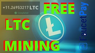 2 best free litecoin LTC mining 2024 without investment payments to faucetpay crypto faucet btc [upl. by Anilev515]