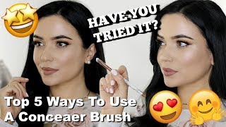 5 Ways To Use a Concealer Brush YOU HAVE TO TRY [upl. by Inad779]