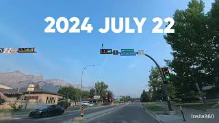 2024 JULY 22 CANADA CANMORE BANFF [upl. by Ayet]