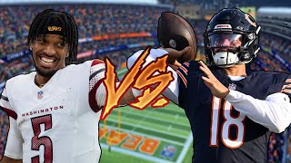 Jayden vs Caleb Will this determine Rookie of the Year Bears vs Commanders preview [upl. by Einnalem96]