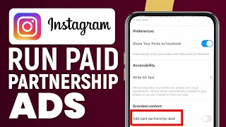 How To Run Paid Partnership Ads On Instagram 2024 Easy Tutorial [upl. by Ecad471]