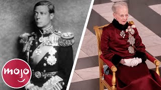 Top 10 Most Controversial Times That Royals Abdicated the Throne [upl. by Hannazus670]