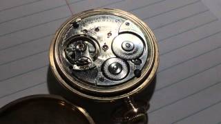 Waltham 21 Jewel Pocket Watch Crescene St Variation 2 [upl. by Abe]